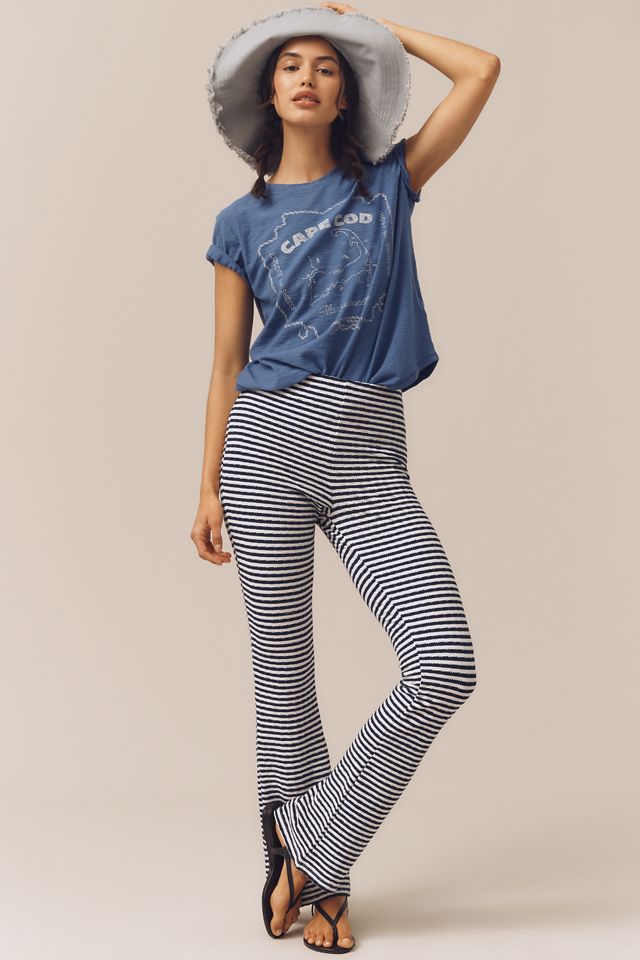 The Bennie Printed Cotton-Slub Crew-Neck Tee by Pilcro #2