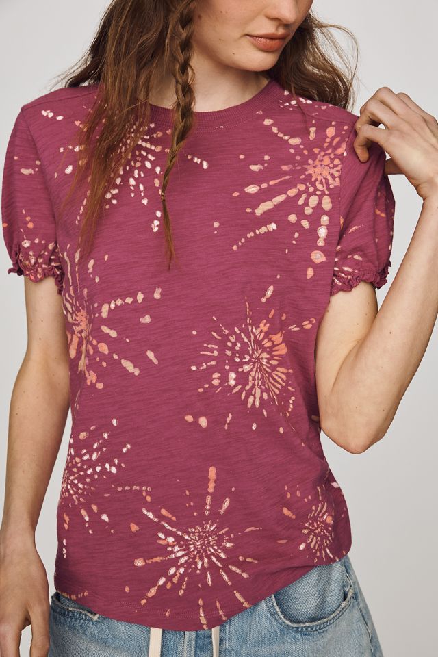 Pilcro Bennie Cotton Slim Puff Sleeve Tee #2