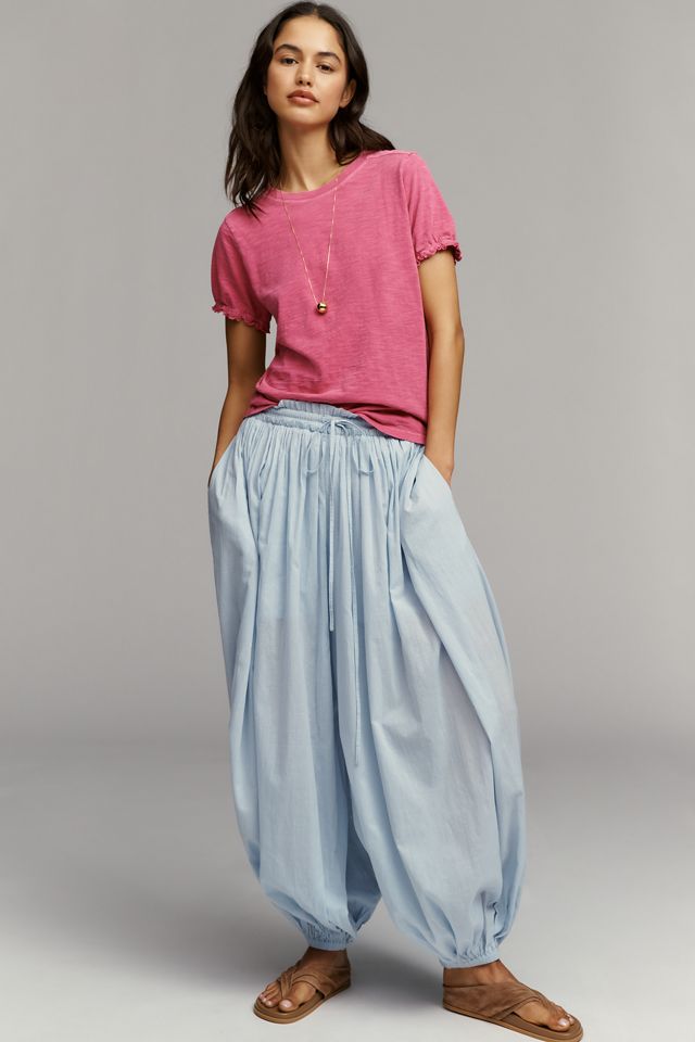 Pilcro Bennie Cotton Slim Puff Sleeve Tee #2