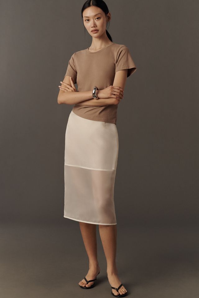 By Anthropologie Evelyn Cotton Everyday Tee #2