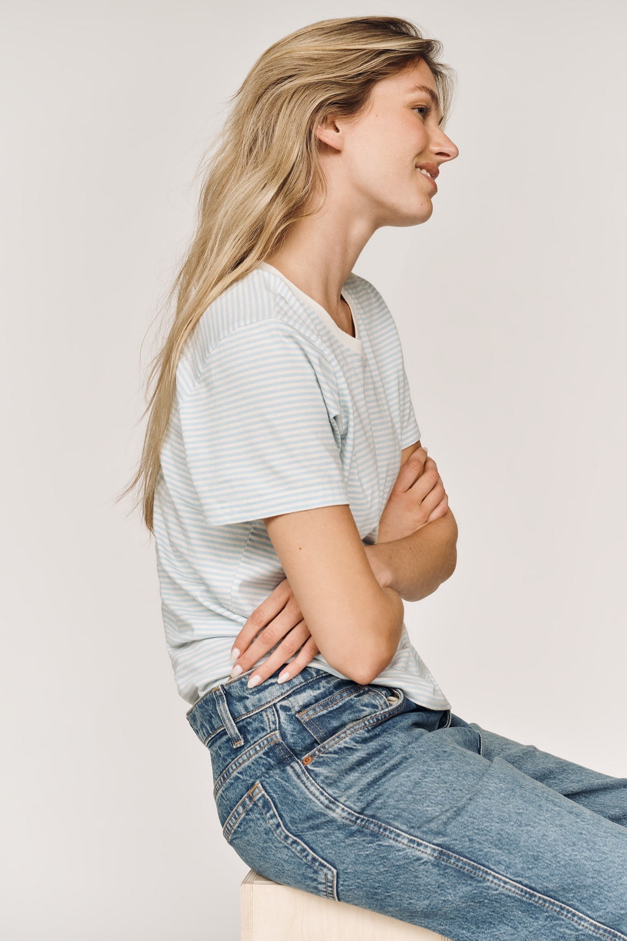 By Anthropologie Evelyn Cotton Everyday Tee