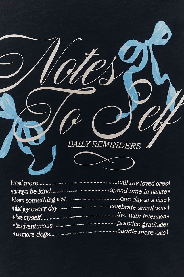 Maeve Notes to Self Short-Sleeve Top #1