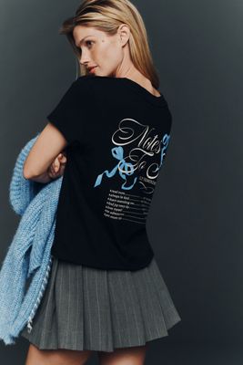 Maeve Notes to Self Short-Sleeve Top