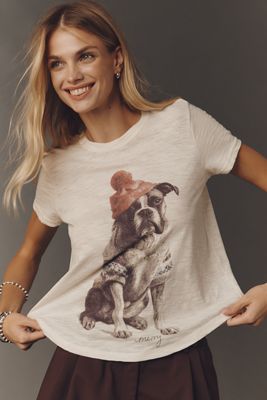 The Bennie Short-Sleeve Animal Icon Tee by Pilcro