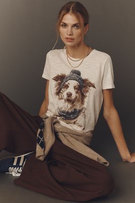 The Bennie Short-Sleeve Animal Icon Tee by Pilcro