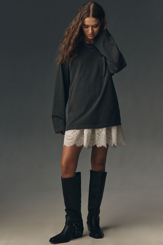 Pilcro Long-Sleeve Boyfriend Tee #3