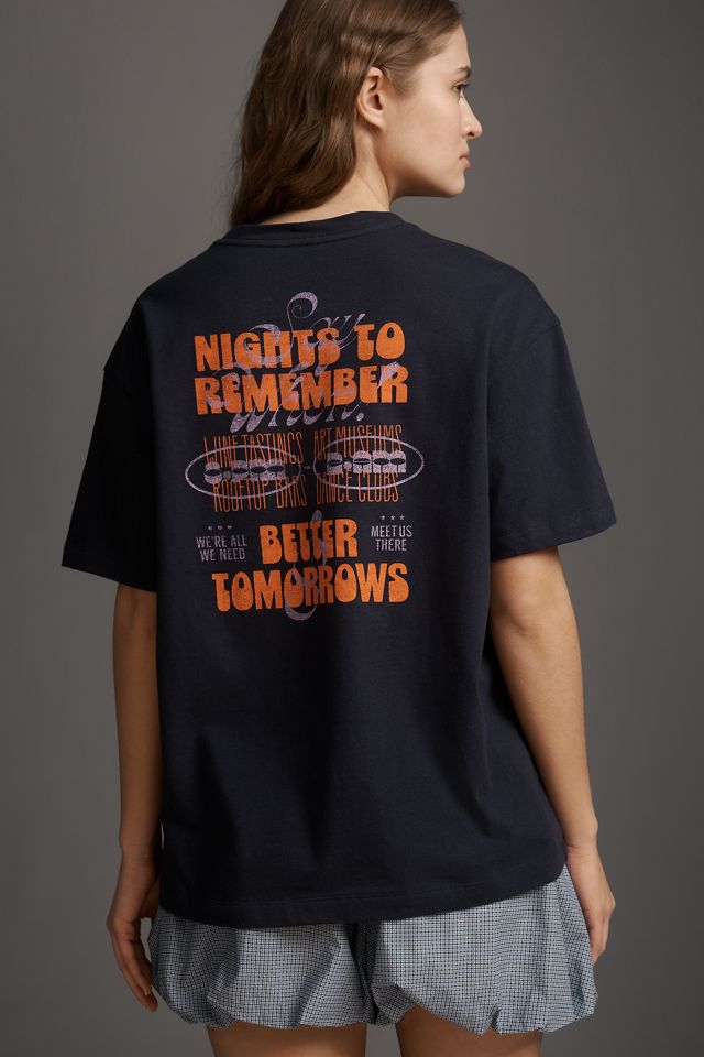 By Anthropologie Cotton Graphic Tee #1