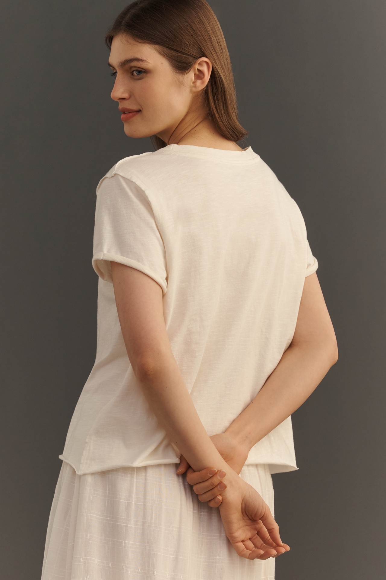 The Caitlin Boxy Tee by Maeve