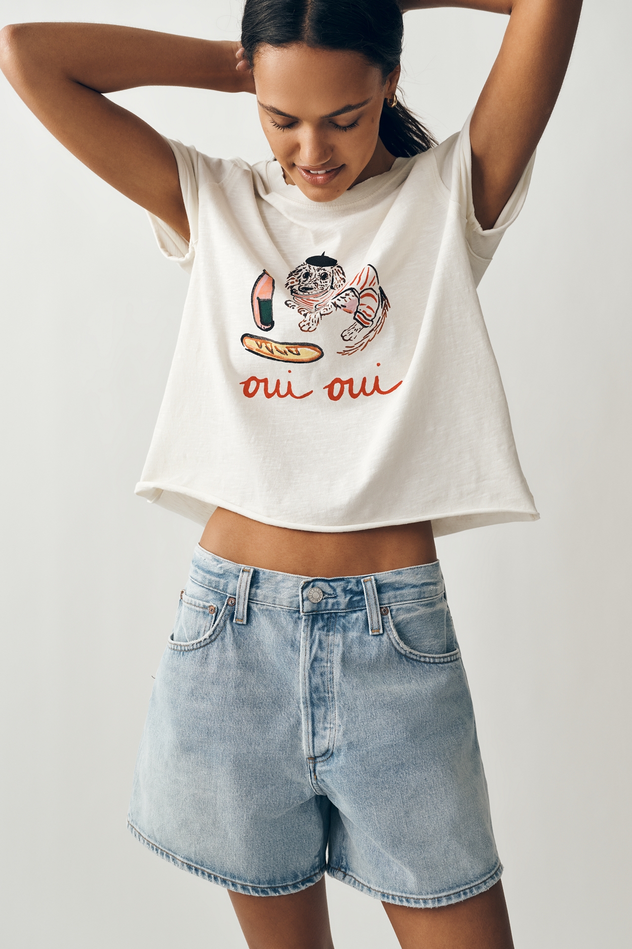 Nikki Ackerman Caitlin Boxy Tee by Maeve