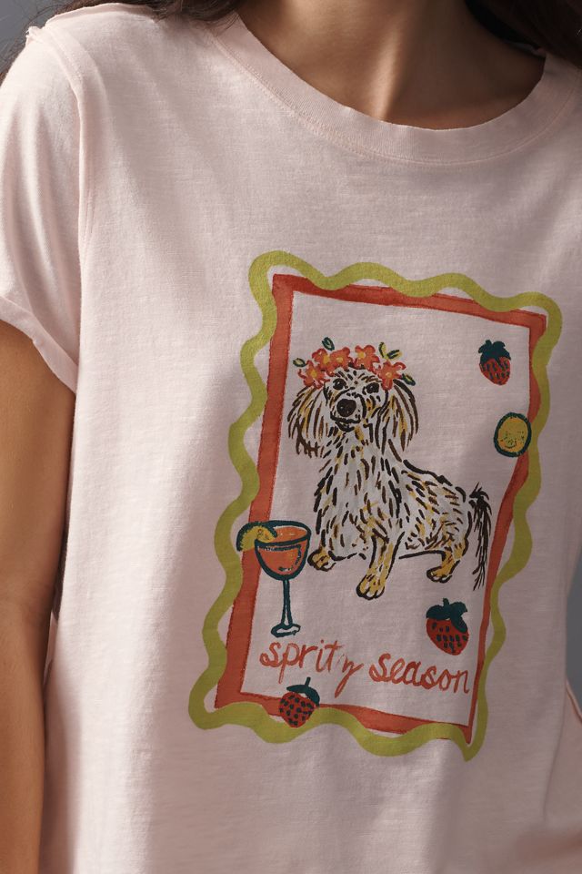 Maeve Caitlin Cotton Boxy Tee by Nikki Ackerman #2