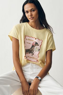 Maeve Caitlin Cotton Boxy Tee by Nikki Ackerman