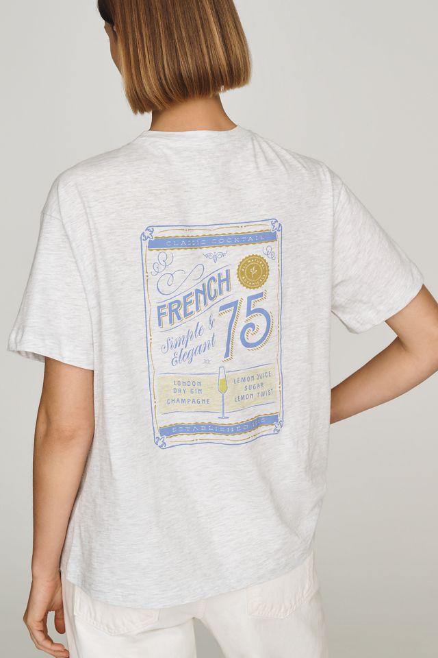By Anthropologie French 75 Graphic Tee #1