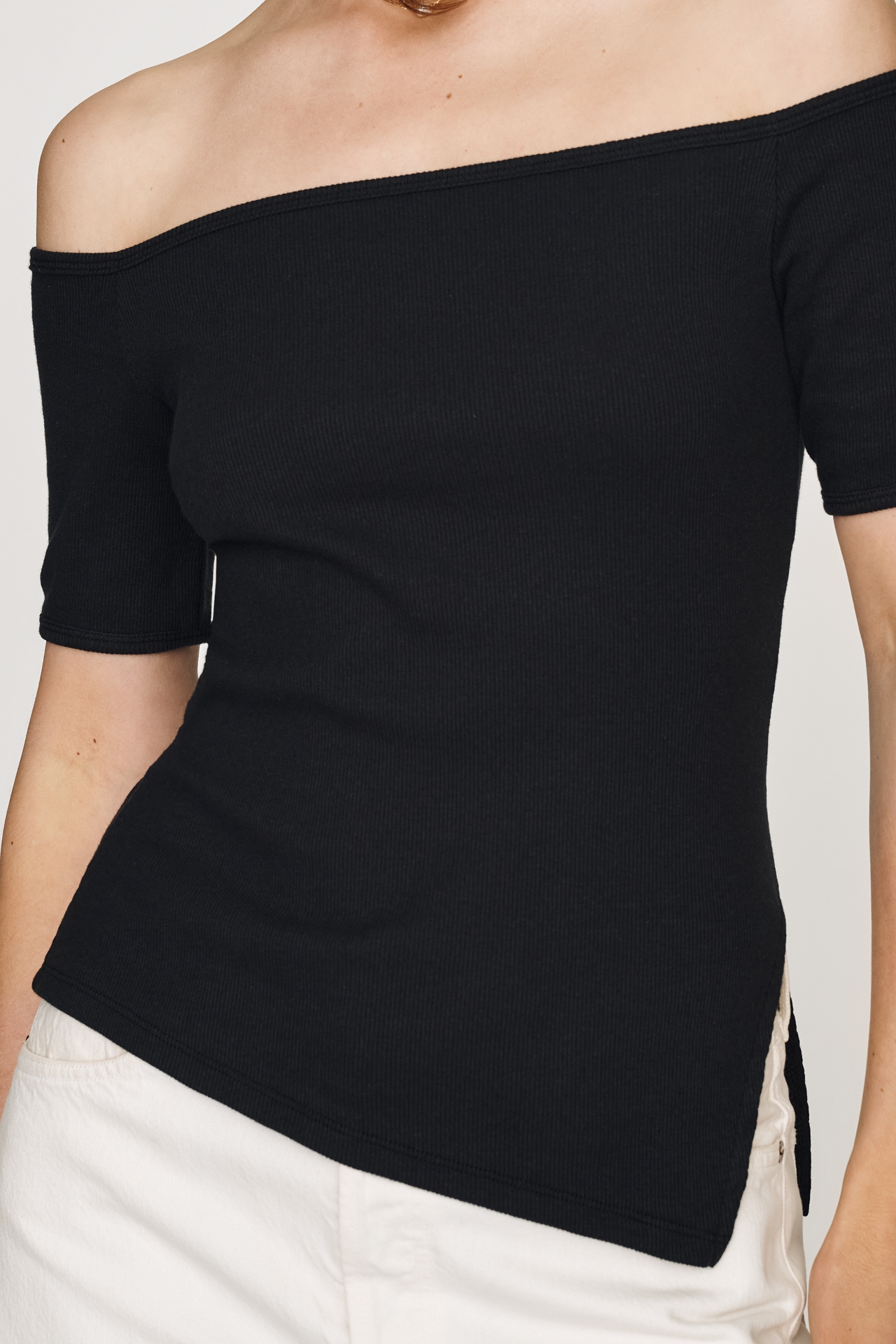 Maeve Oslo Off-the-Shoulder Tee