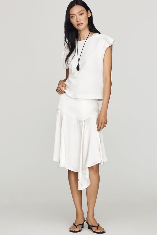 Maeve Cotton Structured Tee #1