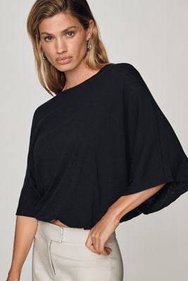 By Anthropologie 100% Cotton Oversized Bubble Shirt