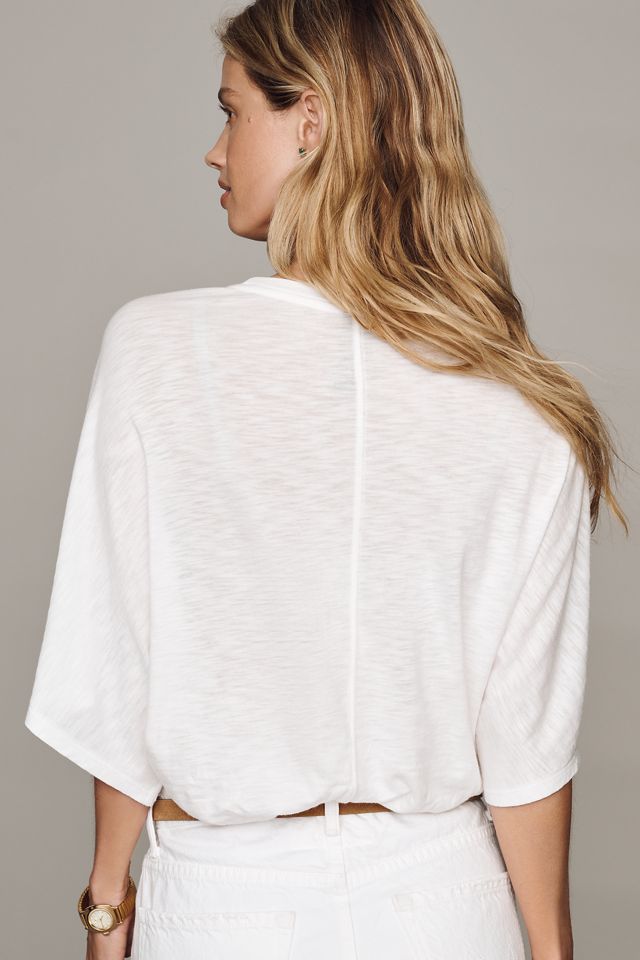 By Anthropologie 100% Cotton Oversized Bubble Shirt #3