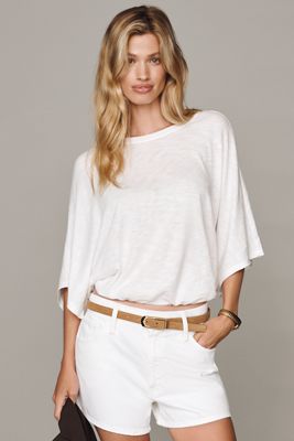 By Anthropologie 100% Cotton Oversized Bubble Shirt
