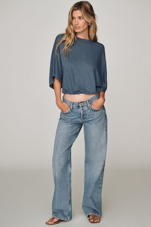 By Anthropologie 100% Cotton Oversized Bubble Shirt #2