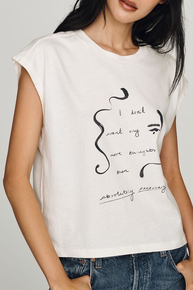 By Anthropologie Cotton Tee by Kit Agar #1