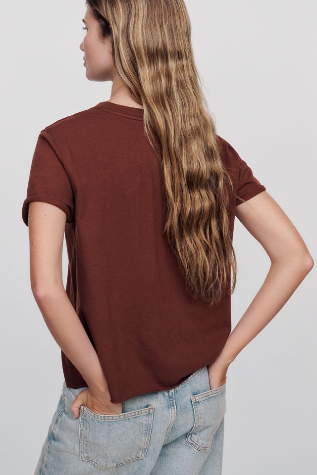 Maeve Caitlin Cotton Boxy Tee #1