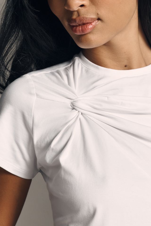 Good American Stretch Twist Tee #3