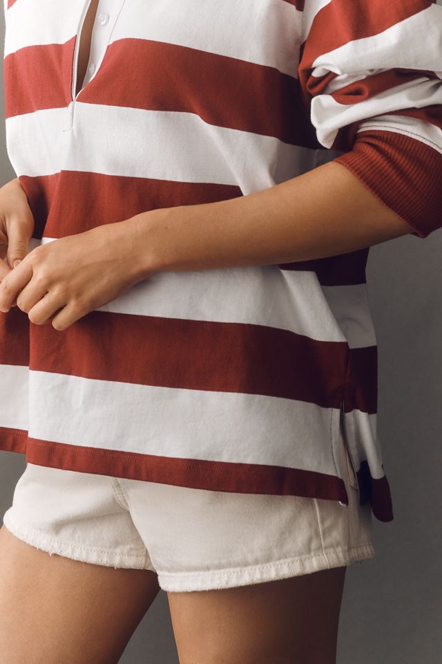 Good American Cotton Rugby Top #4