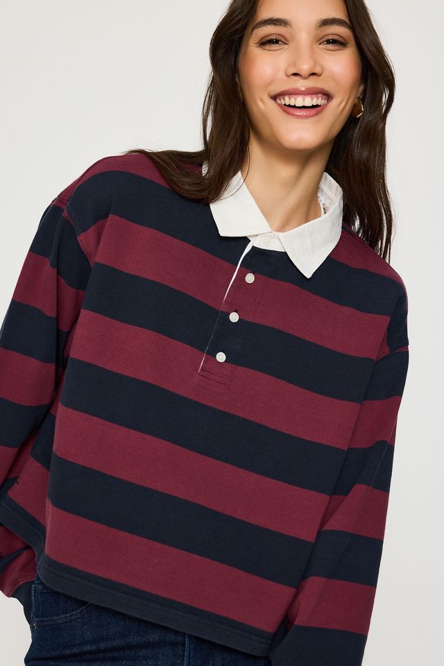 Good American Crop Rugby Top #3