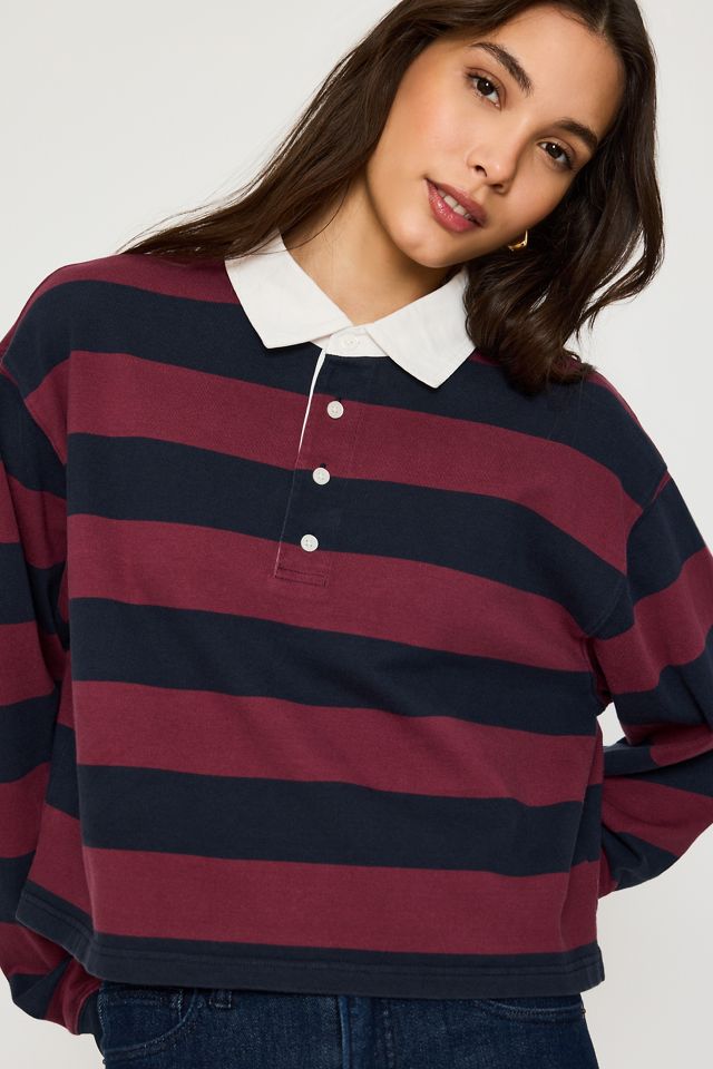 Good American Crop Rugby Top #4