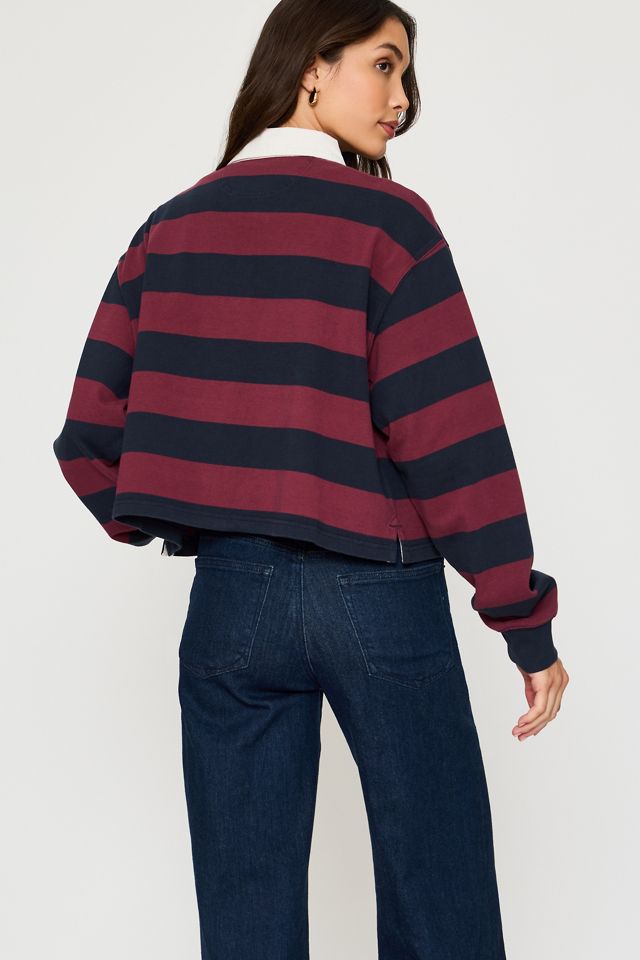 Good American Crop Rugby Top #5