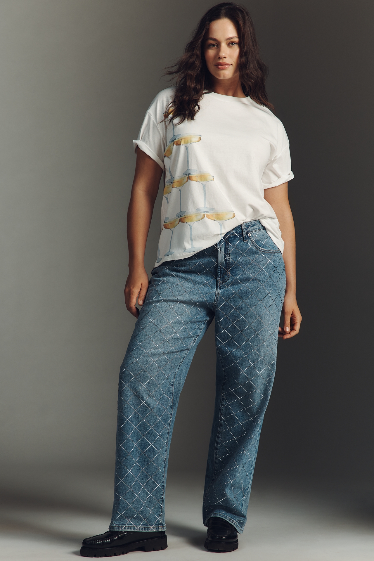 Never Fully Dressed Champagne Graphic Tee