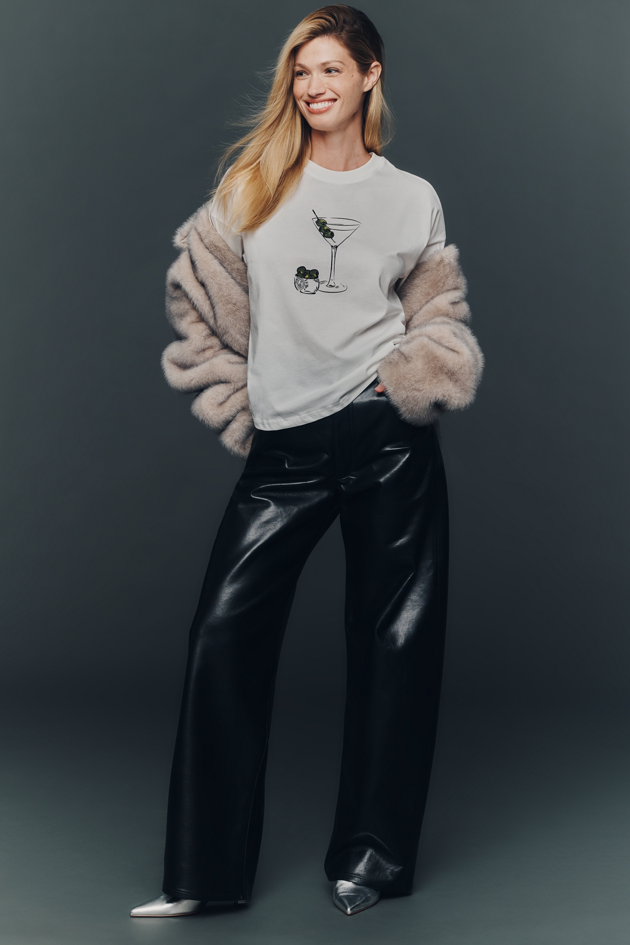 Never Fully Dressed Martini Graphic Tee