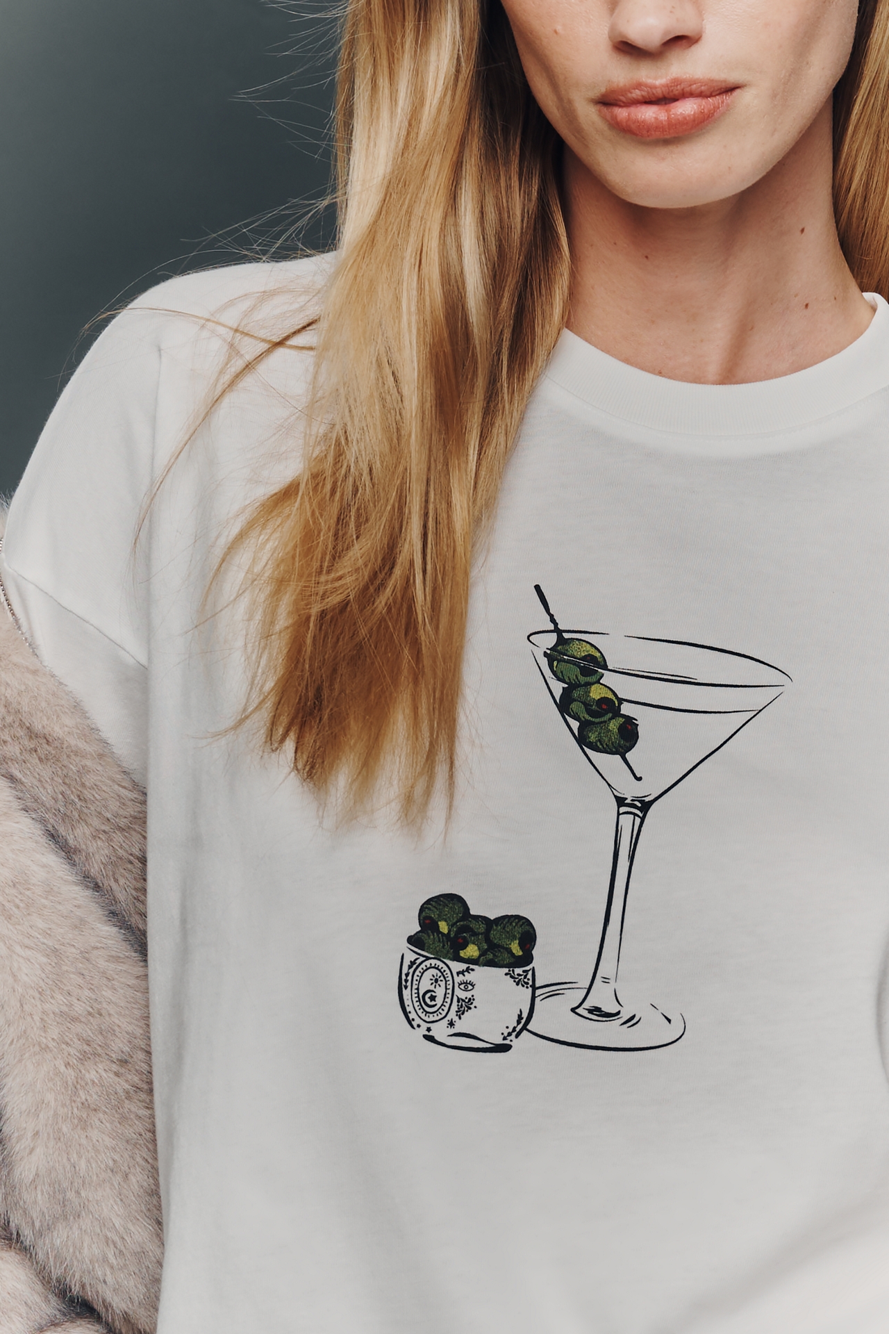 Never Fully Dressed Martini Graphic Tee