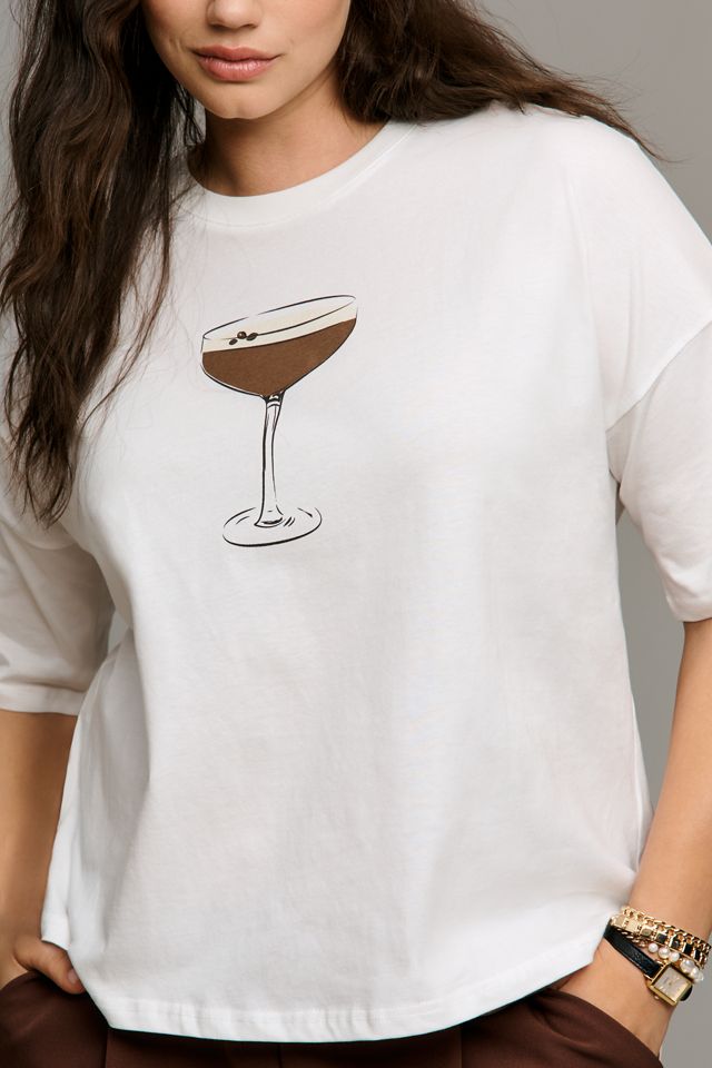 never fully dressed martini t shirt Never Fully Dressed Espresso Martini T-Shirt