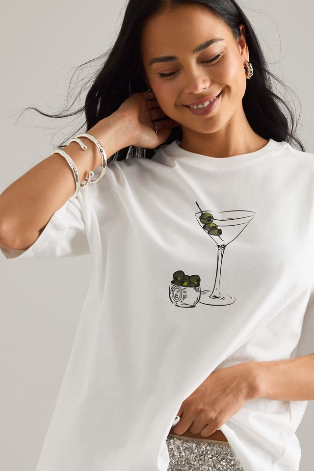 Never Fully Dressed Maglietta Grafica Martini #3