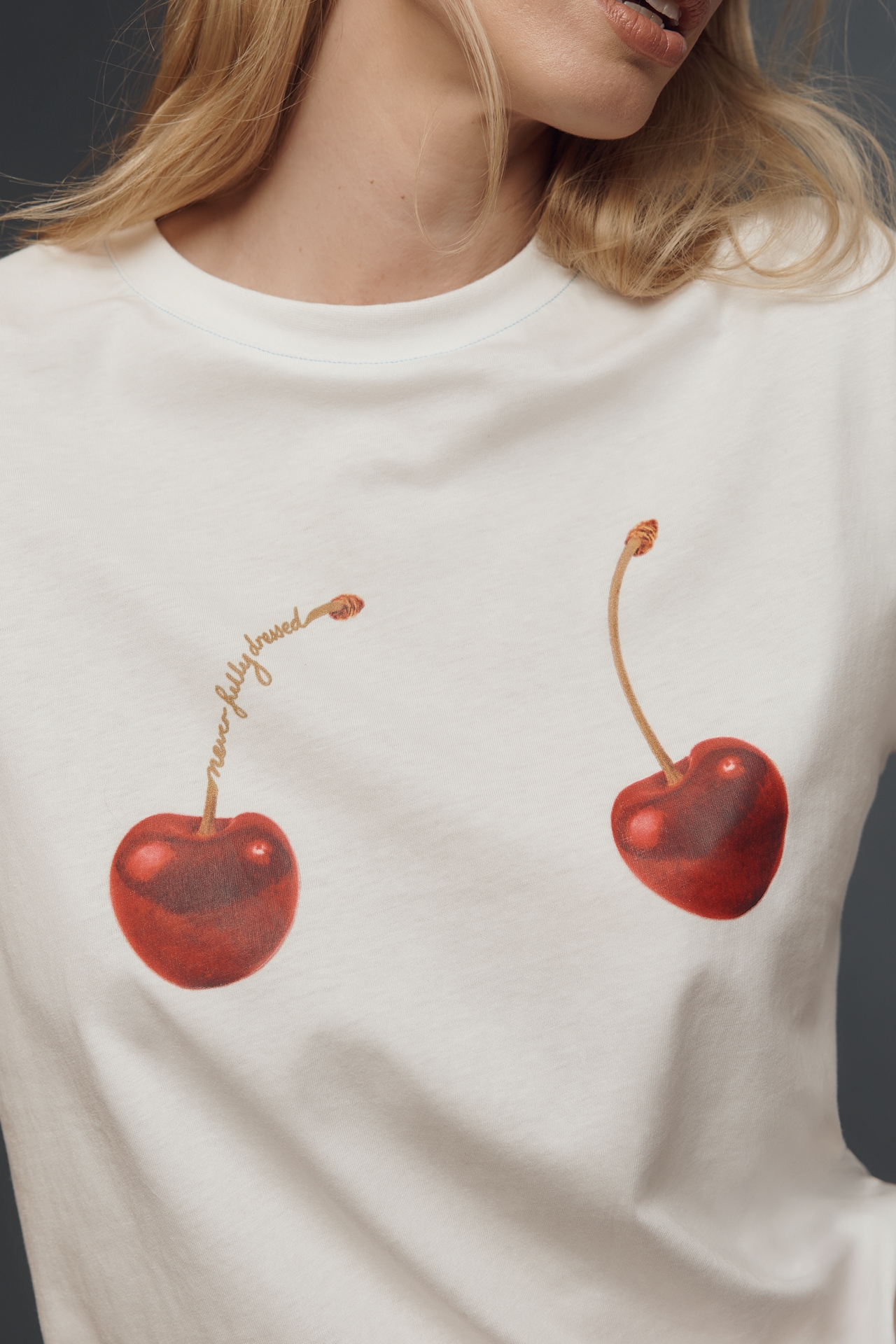 Never Fully Dressed Cherry Graphic Tee