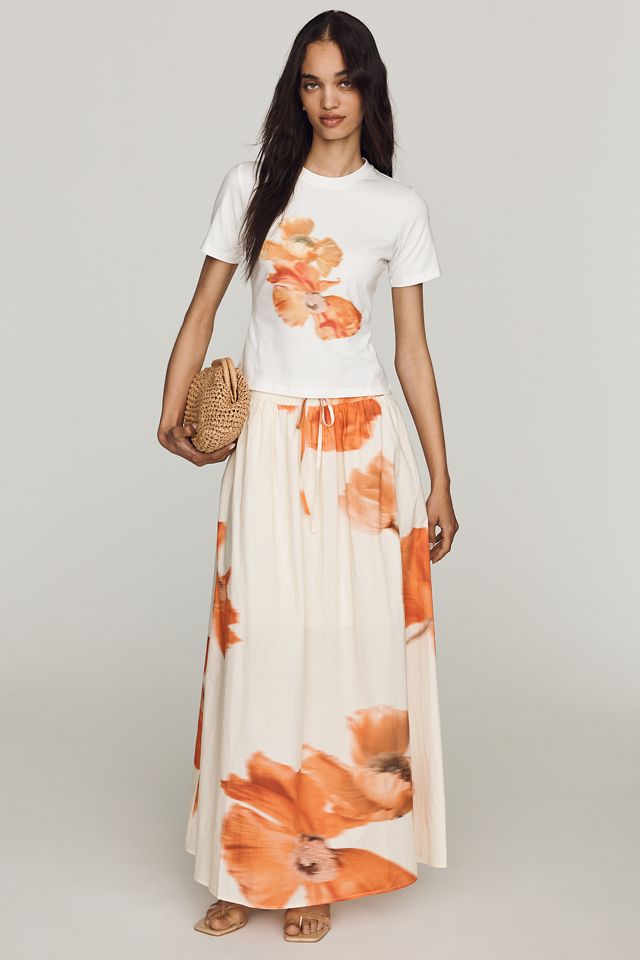 Never Fully Dressed Blurred Floral Graphic Tee #2