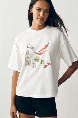 Never Fully Dressed Spicy Marg Cotton Graphic Tee