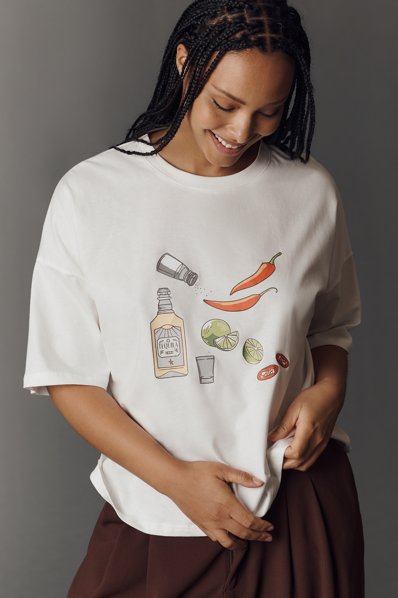 Never Fully Dressed Spicy Marg Cotton Graphic Tee