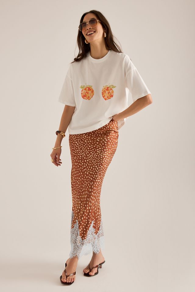 Never Fully Dressed Peach Boob T-Shirt #3