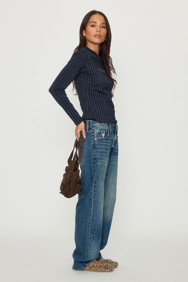 Never Fully Dressed Pinstripe Long-Sleeve Top #3