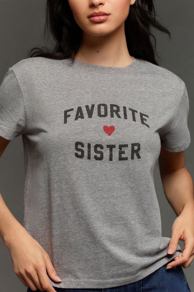 Favorite Daughter Sister Heart Tee #2