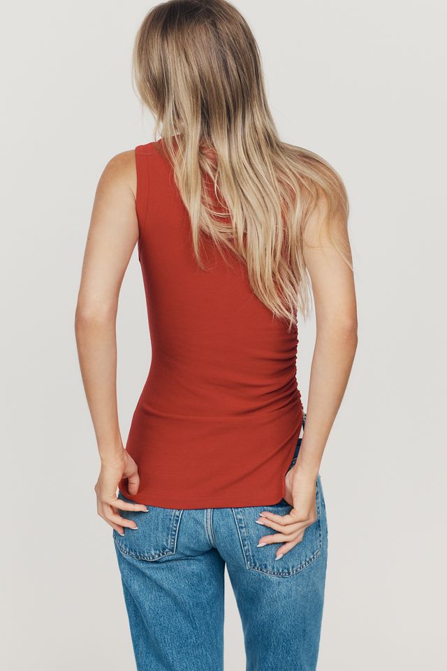 BAYSE Lana Ruched High-Neck Top #1