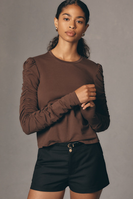 Shop Walter Baker Dot Top In Brown