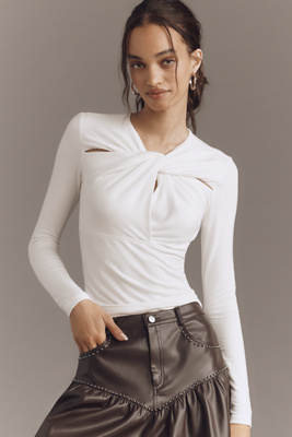 Walter Baker Corinne Top In White