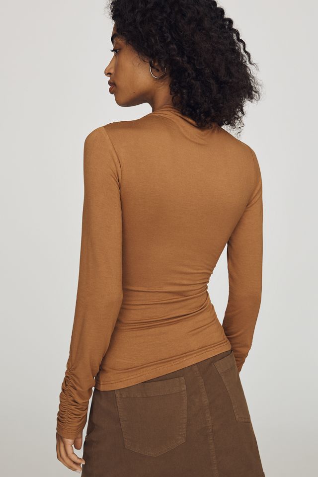 Walter Baker Ruched Long-Sleeve Top #1