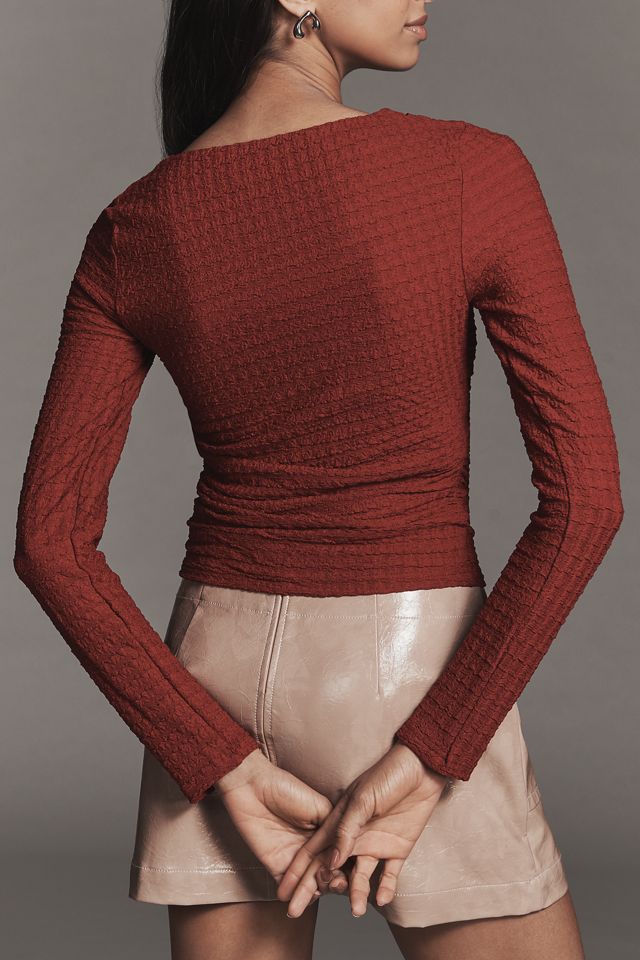 SOVERE Solstice Long-Sleeve Asymmetric Top #1