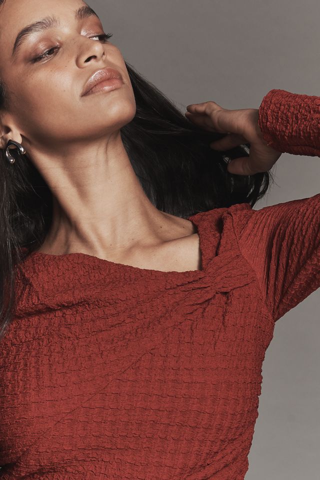 SOVERE Solstice Long-Sleeve Asymmetric Top #2