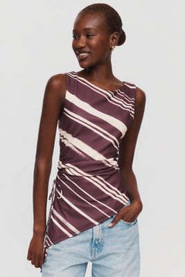 MON RENN Lara 100% Cotton Asymmetrical Top