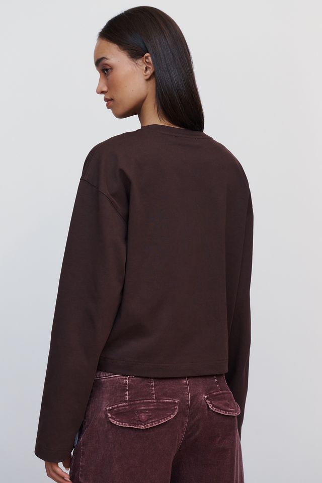 SOVERE Izel 100% Cotton Knot Front Crewneck Top #2