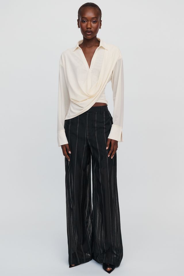 SOVERE Selen Draped Shirt #2